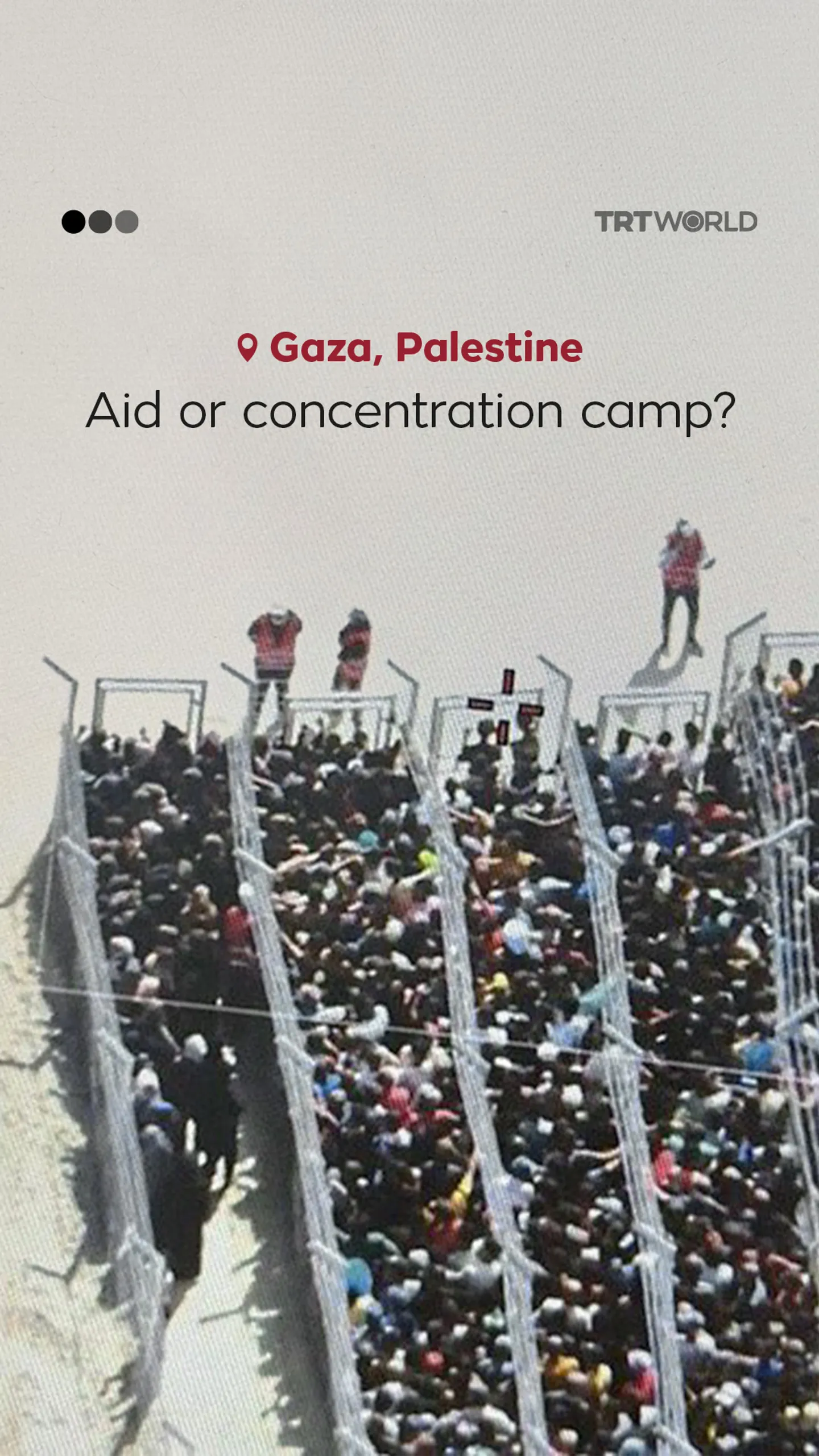Aid or concentration camp?